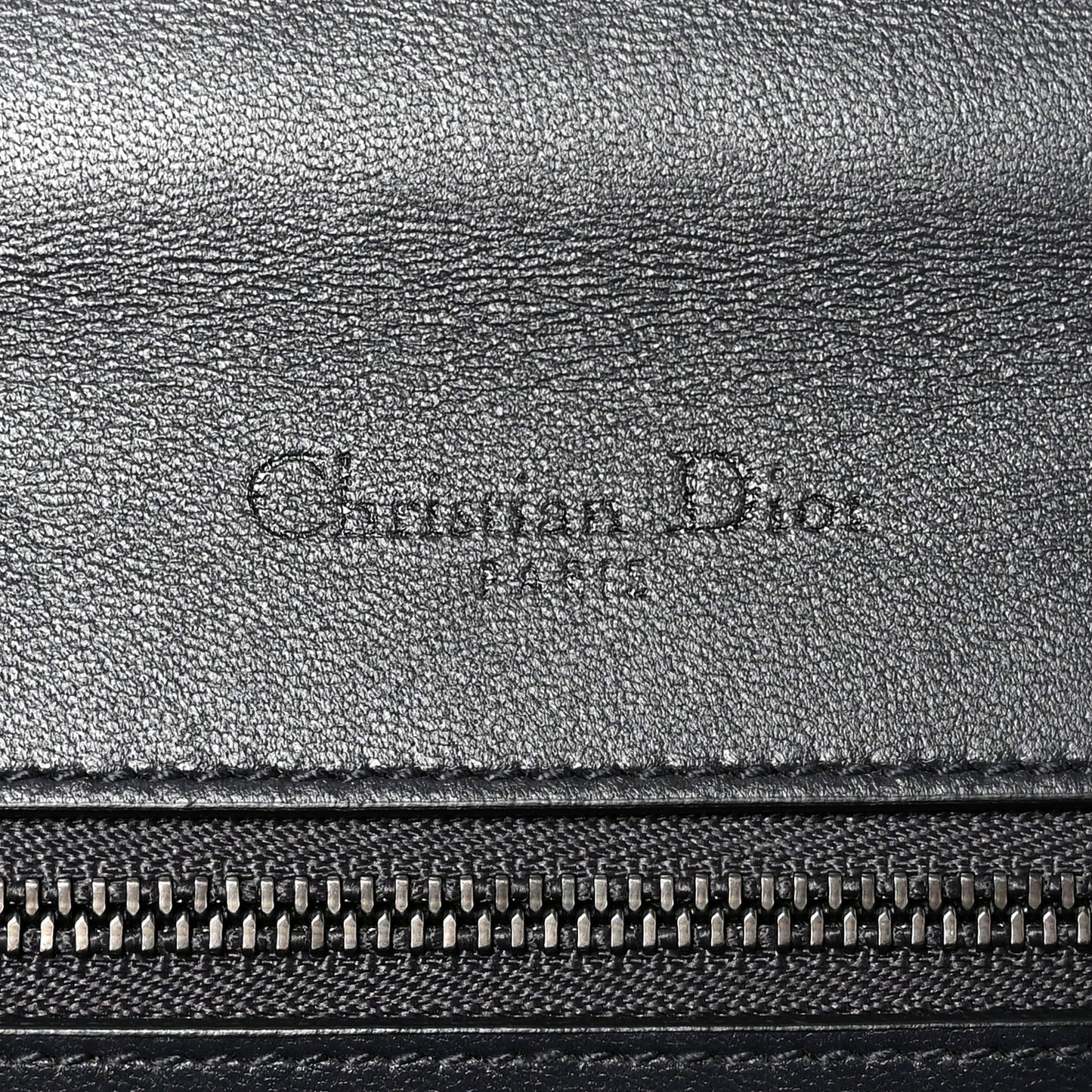 Metallic Patent Micro-Cannage Medium Diorama Flap Bag Onyx Black