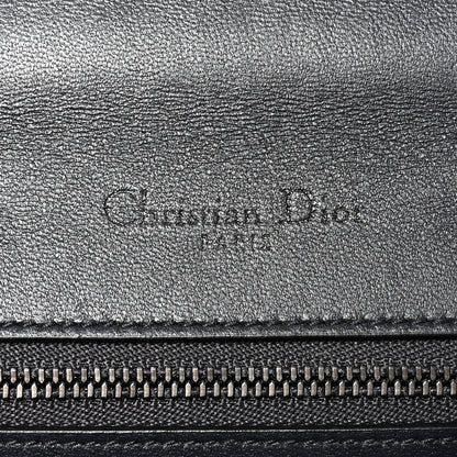 Christian Dior Metallic Patent Micro-Cannage Medium Diorama Flap Bag Onyx Black 6 of 9