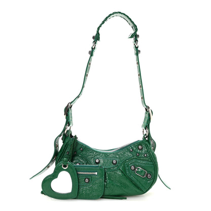 Balenciaga Agneau Arena Le Cagole Shoulder Bag XS Jade 3 of 11