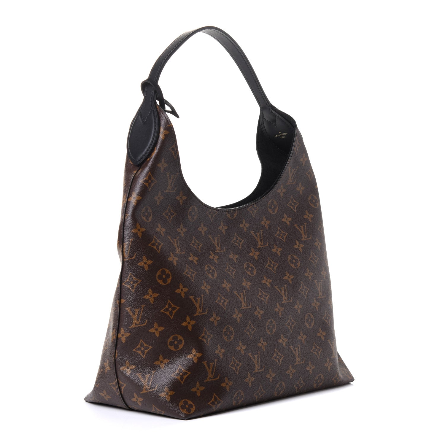 Louis Vuitton Monogram Flower Hobo Black 3 of 11
