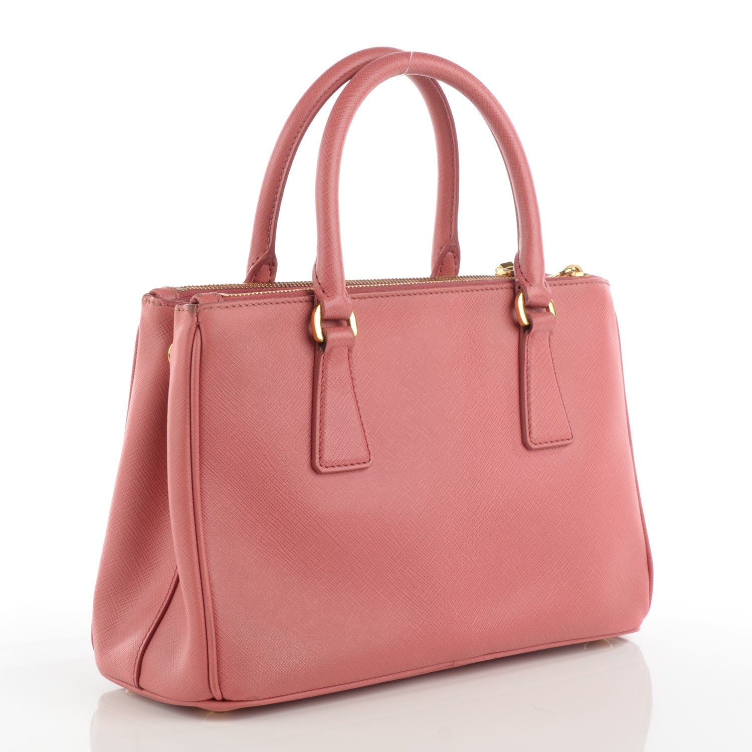 Prada Saffiano Mini Galleria Double Zip Tote Tamaris 9 of 15