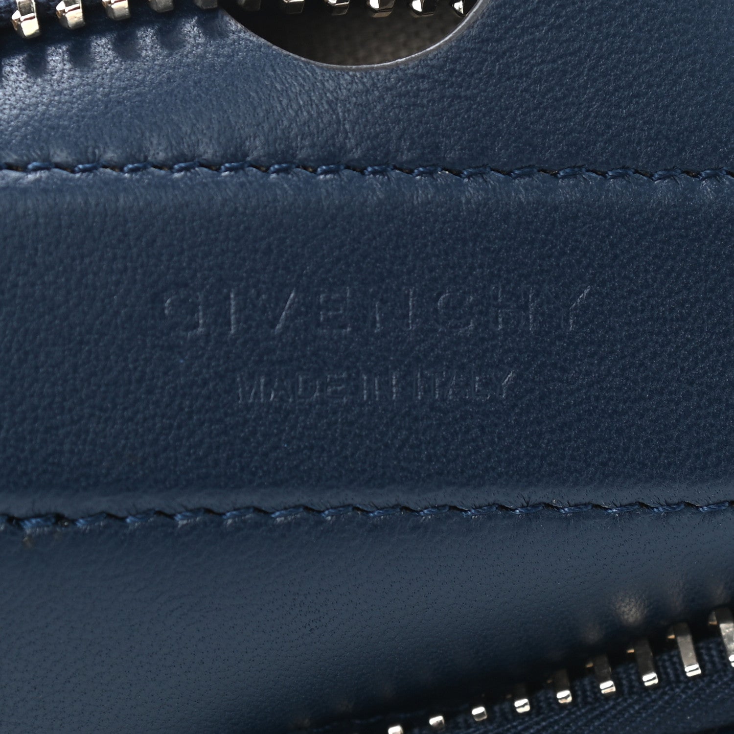 Givenchy Calfskin Crocodile Embossed Nano Antigona Navy 6 of 8
