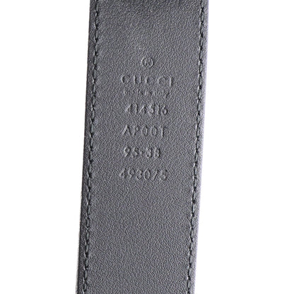 Gucci Calfskin Double G 40mm Belt 95 38 Black 5 of 5