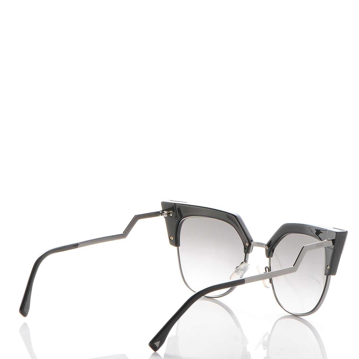 Fendi Cat Eye Iridia Sunglasses FF 0149/S Black 4 of 7