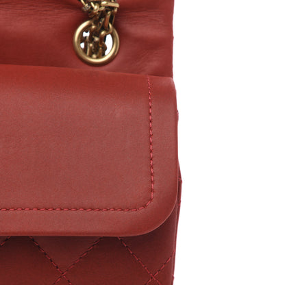 Chanel Iridescent Calfskin Quilted 2.55 Reissue 226 Flap Red 12 of 14