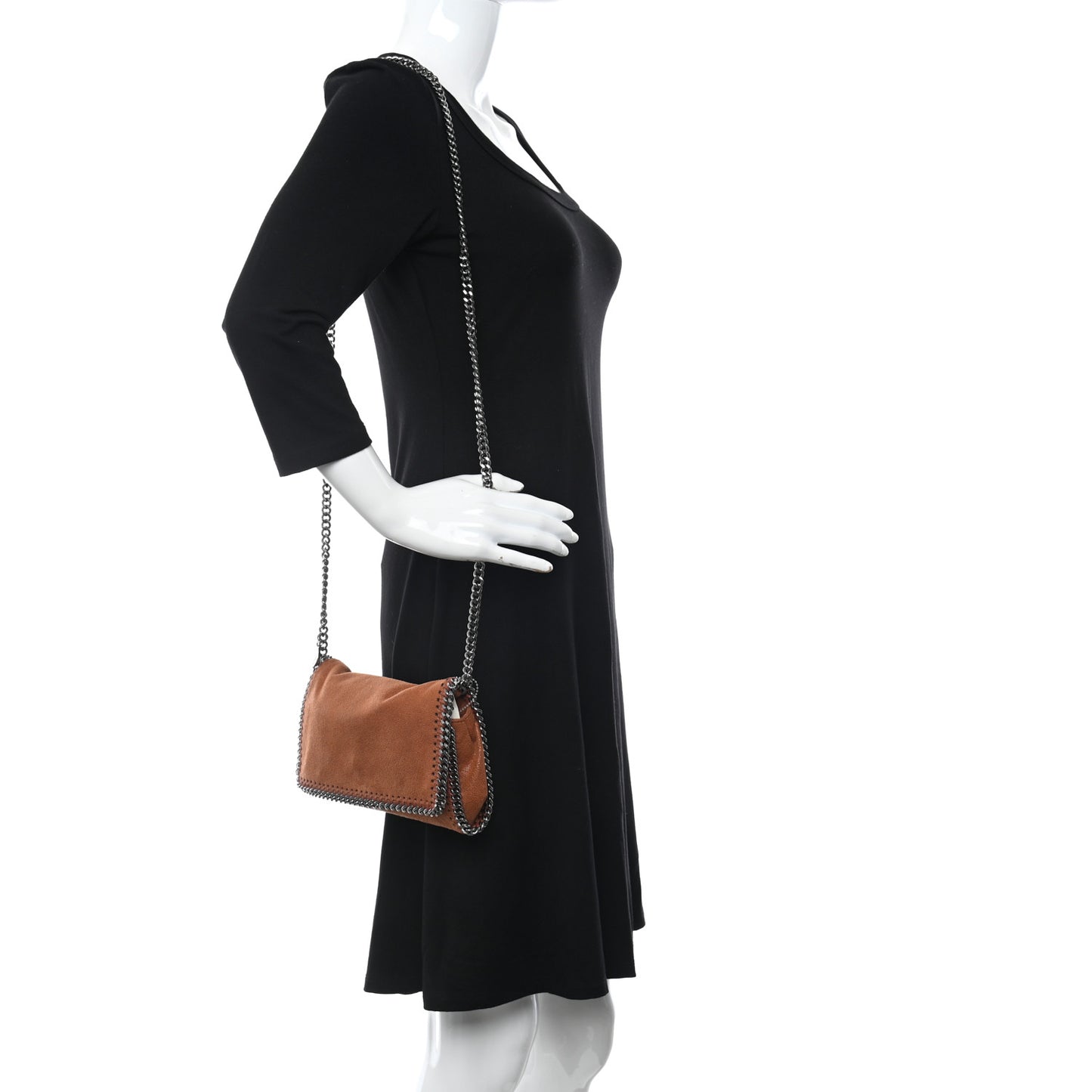 Shaggy Deer Falabella Crossbody Bag Brandy