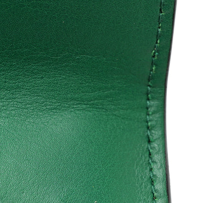Gucci Calfskin Studded Small Padlock Shoulder Bag Emerald 9 of 14