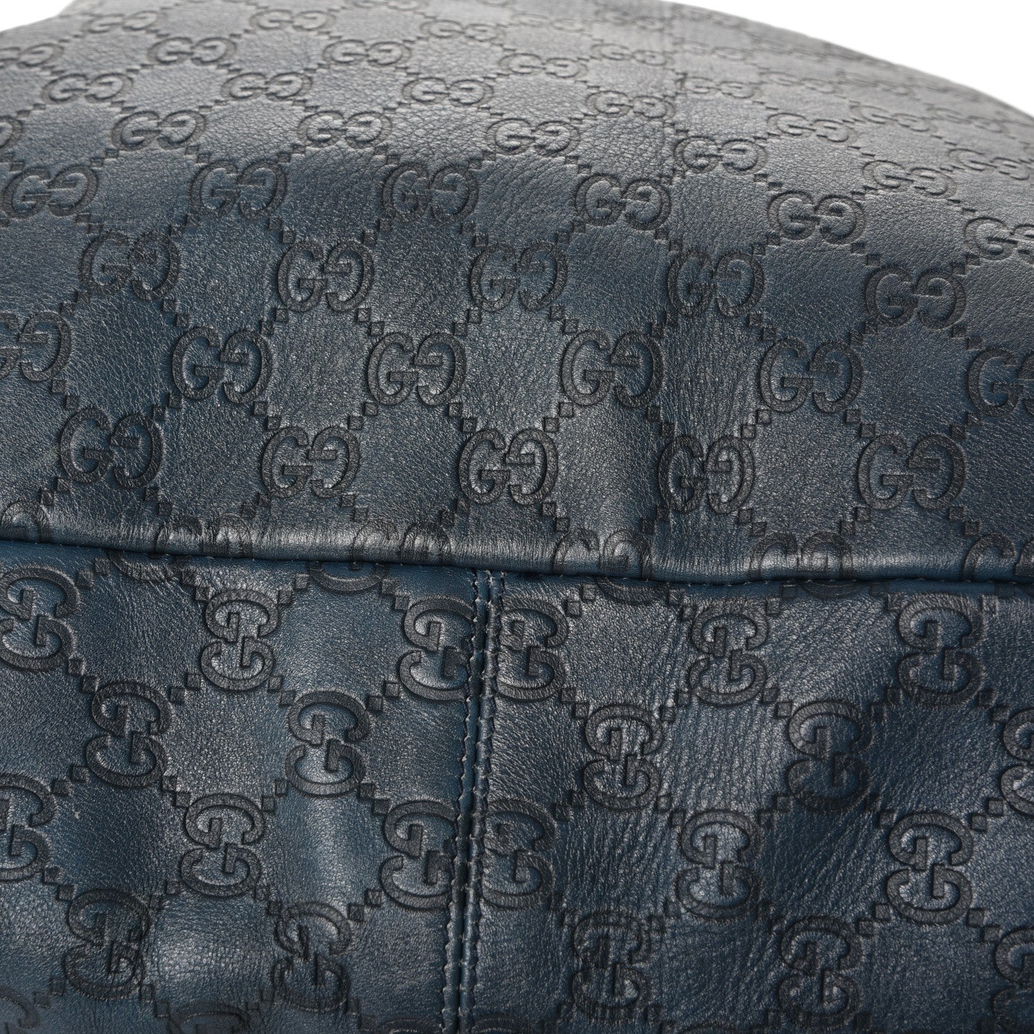 Gucci Guccissima Large Horsebit Chain Hobo Blue 15 of 15
