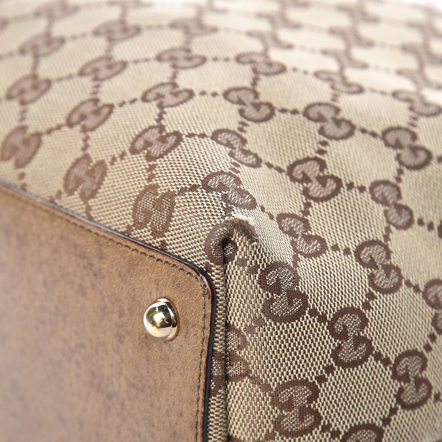 Gucci Monogram Large Eclipse Tote Brown 11 of 15