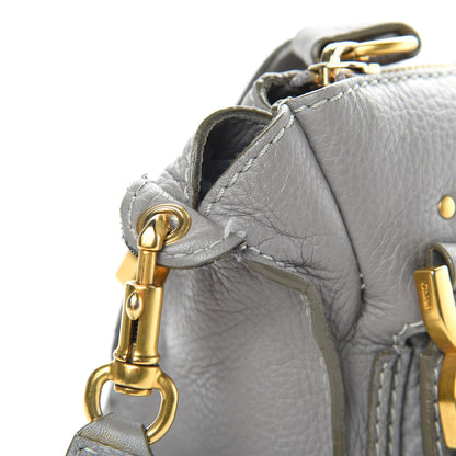 Chloe Calfskin Medium Marcie Satchel Cashmere Grey 18 of 21