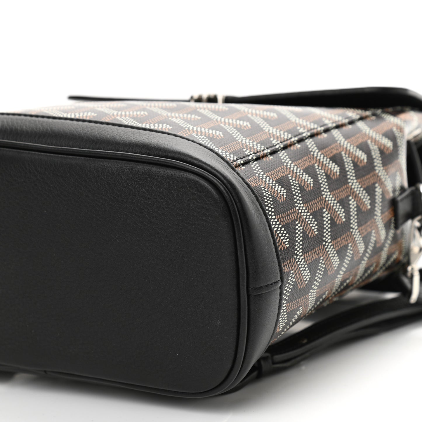 Goyardine Calfskin Mini Alpin Backpack Black