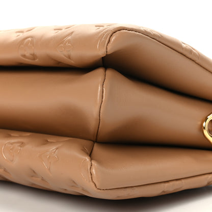 Louis Vuitton Lambskin Embossed Monogram Coussin PM Camel 9 of 9