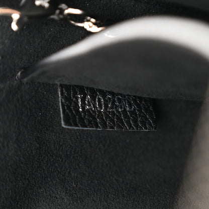 Louis Vuitton Soft Calfskin My Lockme Chain Pochette Black 7 of 8