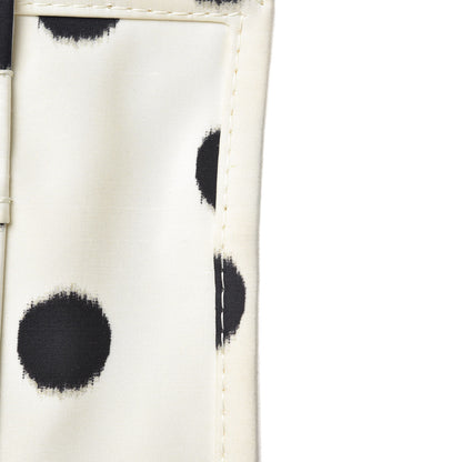 Balenciaga Silk Polka Dot S Bazar Shopper Tote White Black 11 of 18