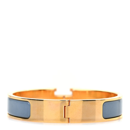 Hermes Enamel Narrow Clic Clac H Bracelet PM Ardoise 3 of 6