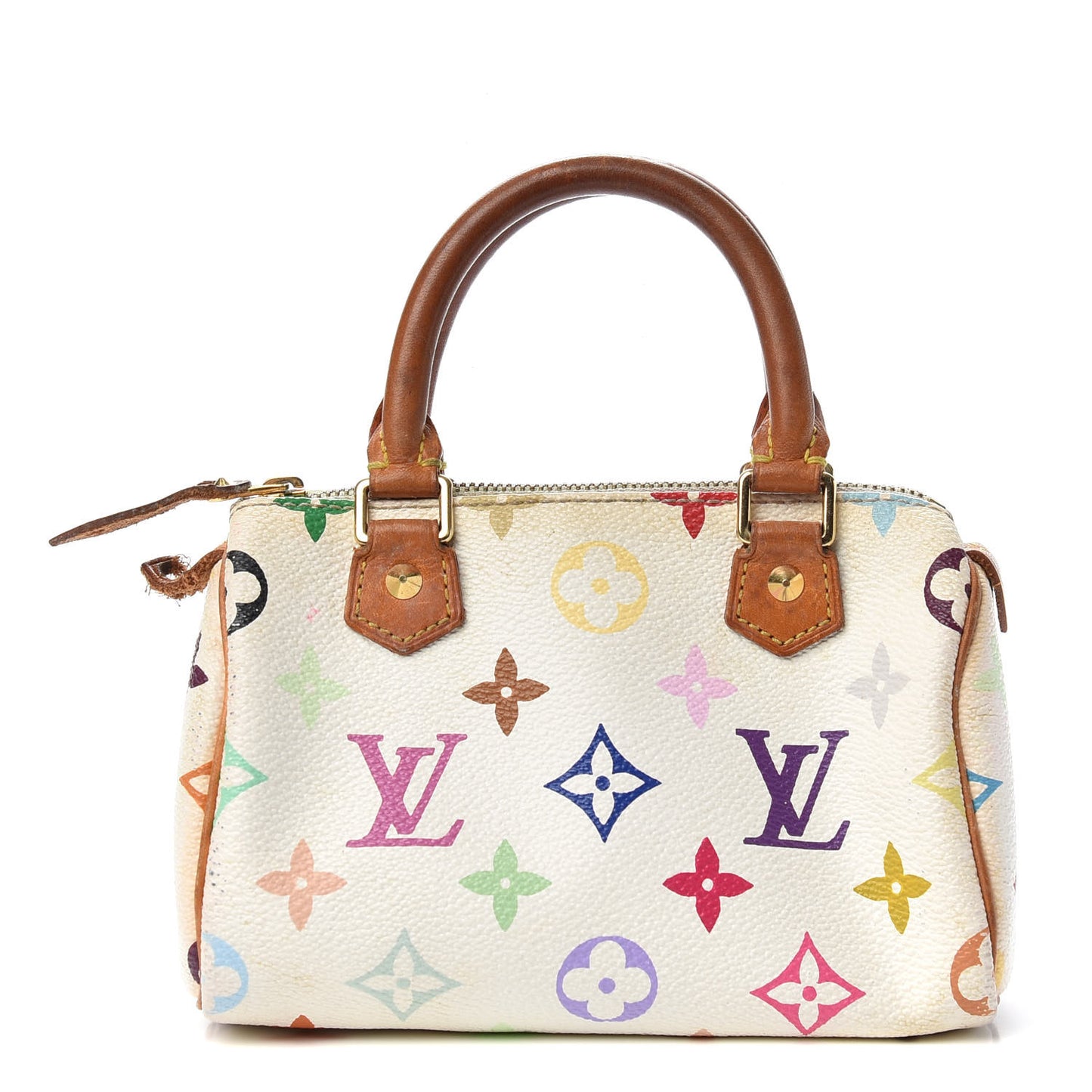 Monogram Multicolor Mini Sac HL Speedy White