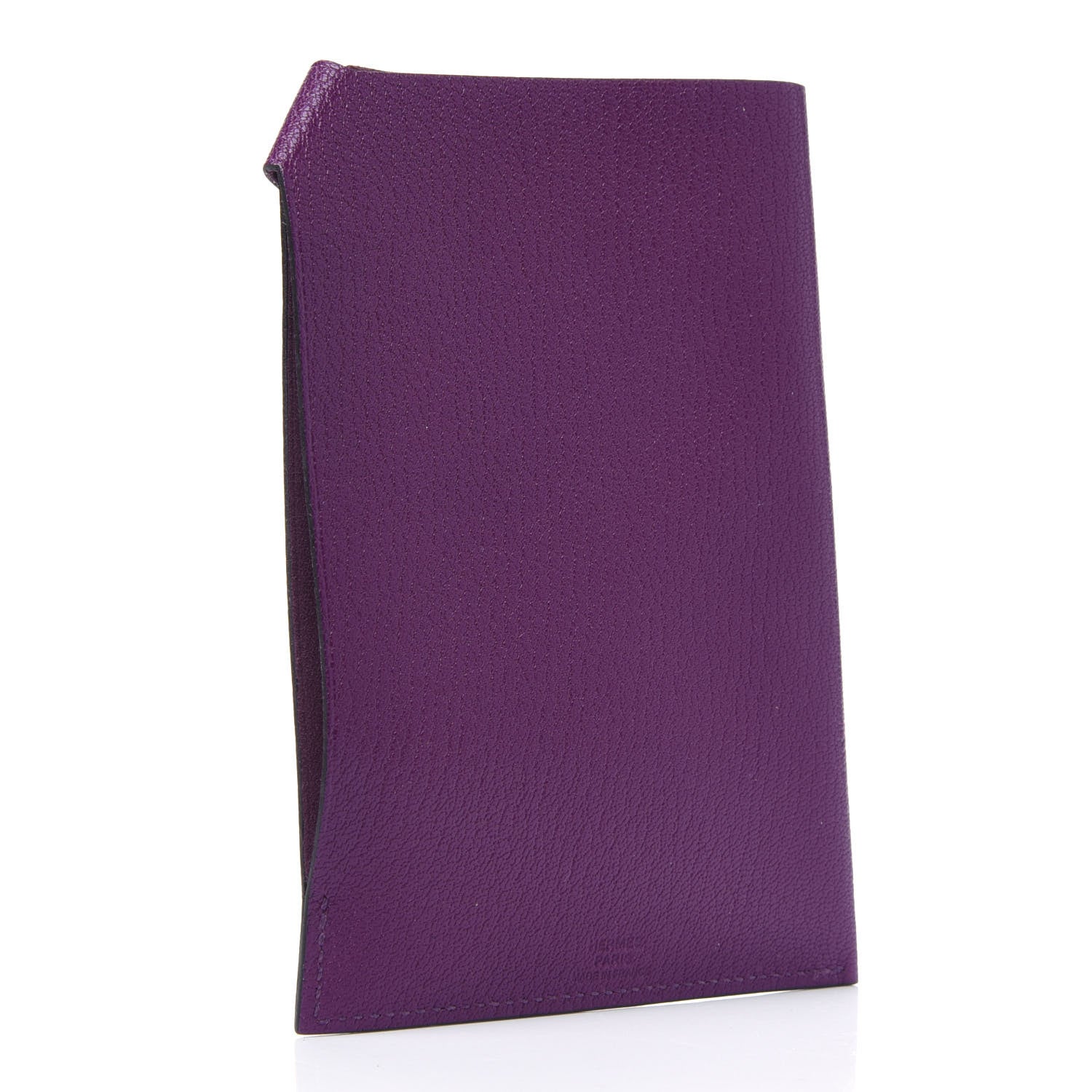 Hermes Chevre Mysore Tarmac Passport Holder Anemone 2 of 3