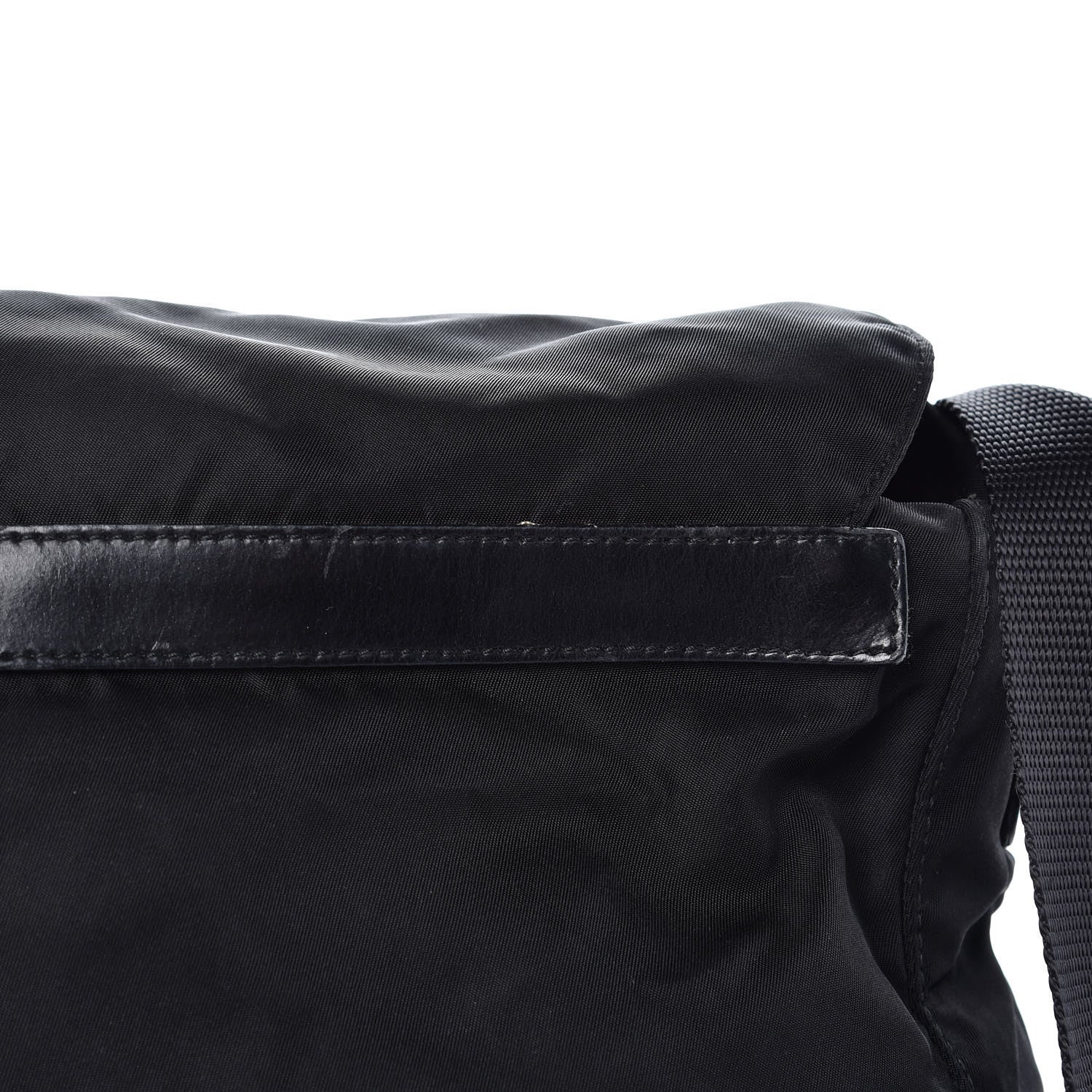Prada Nylon Vela Messenger Bag Black 8 of 12