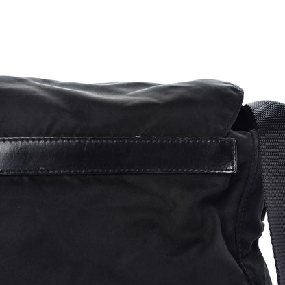 Prada Nylon Vela Messenger Bag Black 8 of 12