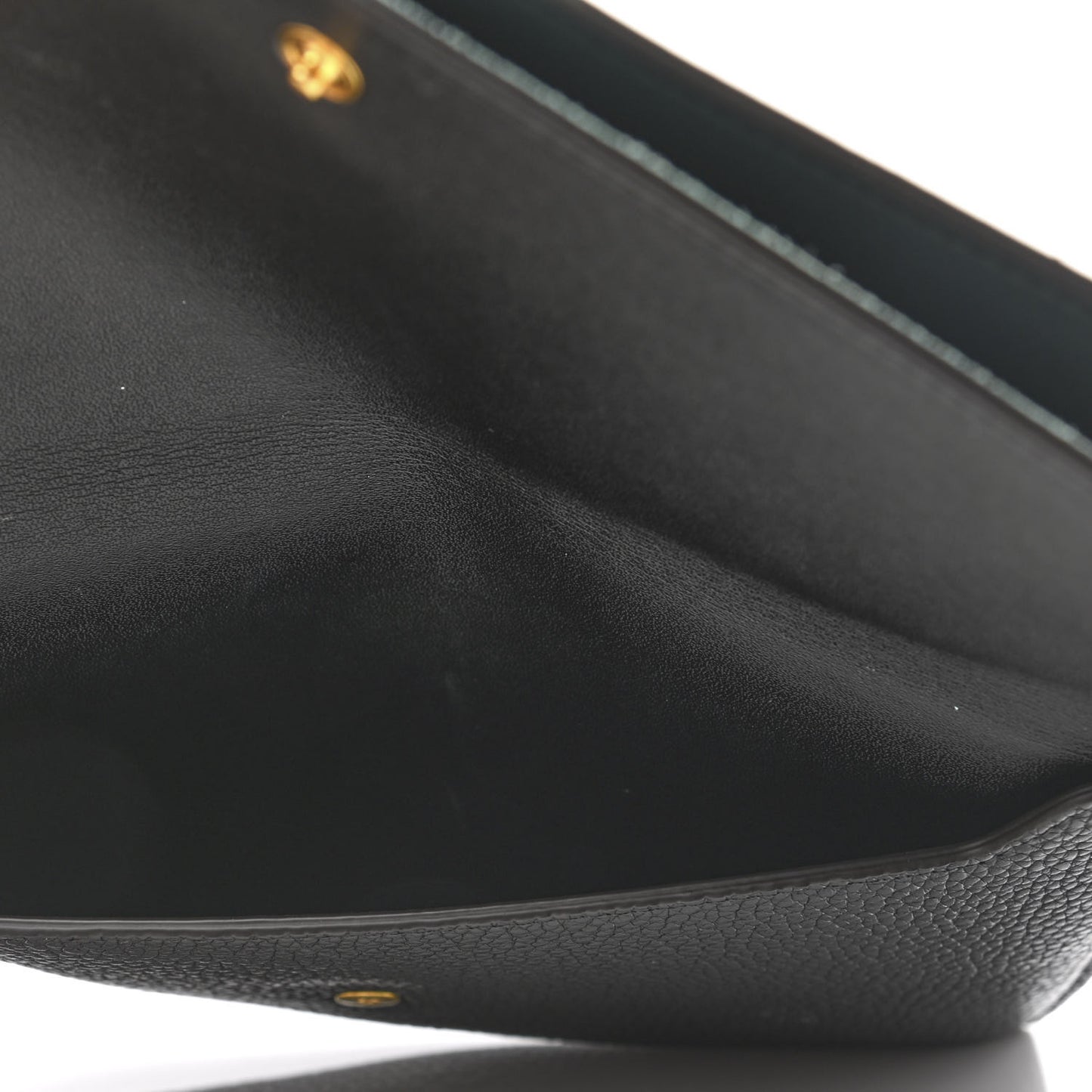 Small Classic Grain Suede Harlow Clutch Wallet Black Multicolor