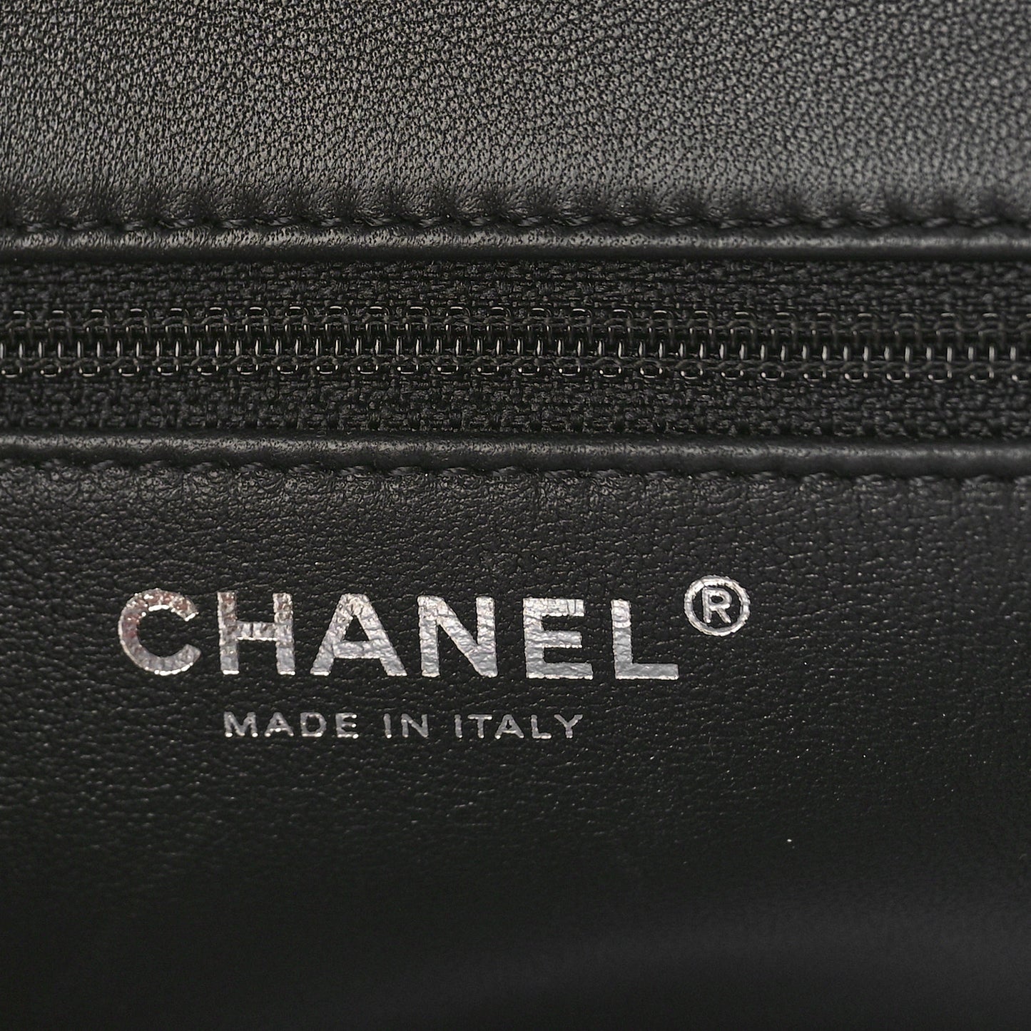 Sequin Quilted Pearl CC Flap Clutch Black