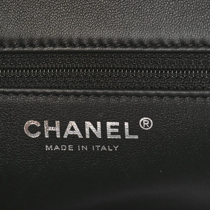 Chanel Sequin Quilted Pearl CC Flap Clutch Black 7 of 10