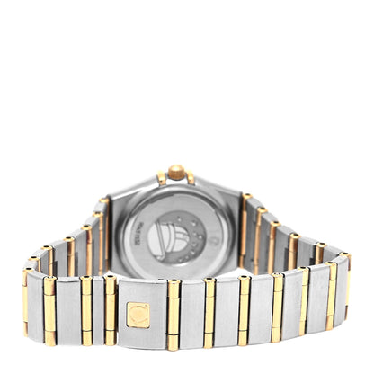 Omega Stainless Steel 18K Yellow Gold Diamond Mother of Pearl 22mm Constellation Quartz Watch 1262.75.00 3 of 5