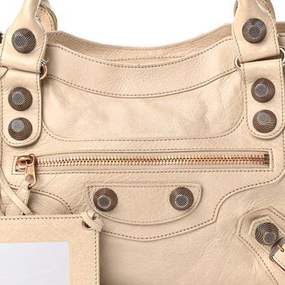 Balenciaga Agneau Giant 21 Rose Gold Hardware City Praline 10 of 10