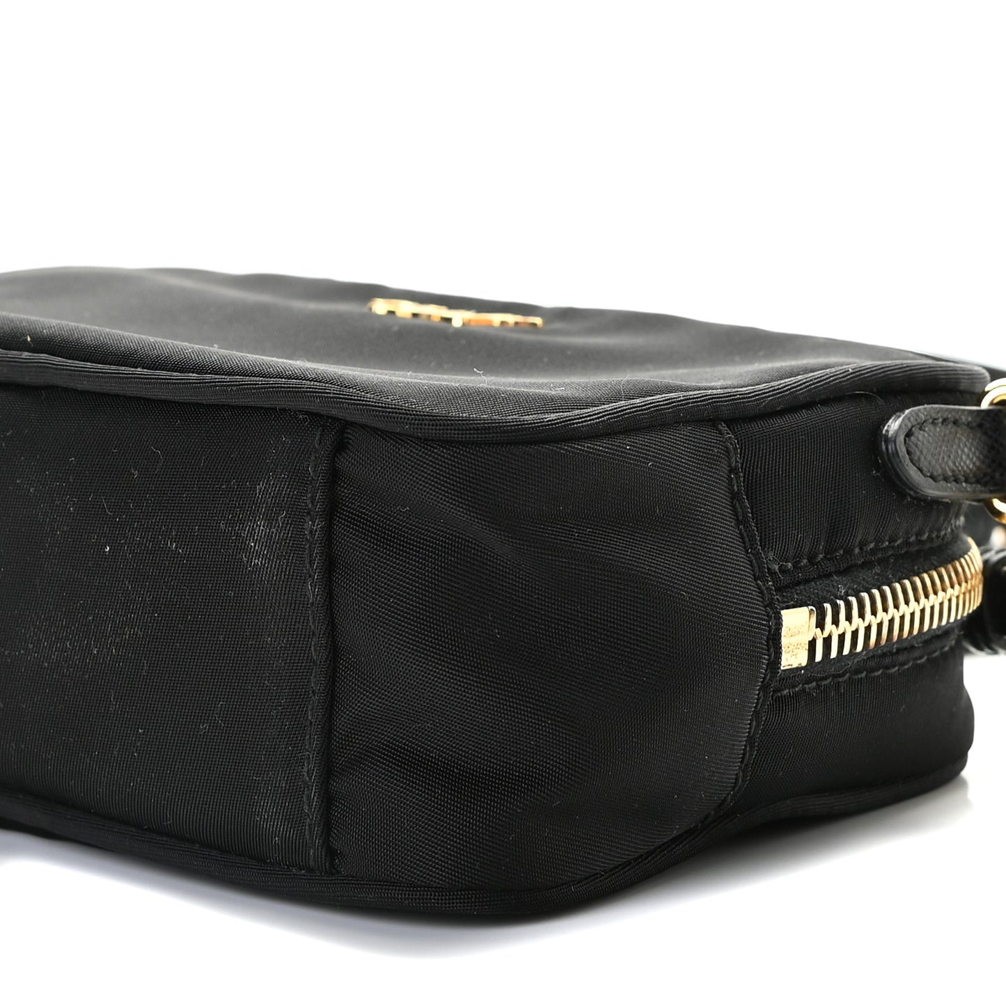 Tessuto Nylon Mini Camera Crossbody Bag Black