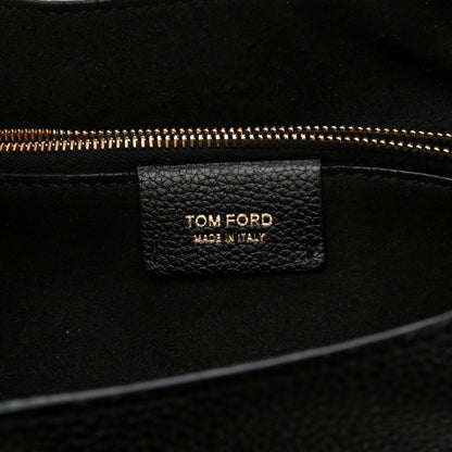 Tom Ford Grain Calfskin Large Tara Crossbody Black 7 of 15