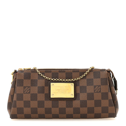 Louis Vuitton Damier Ebene Eva Clutch 1 of 13