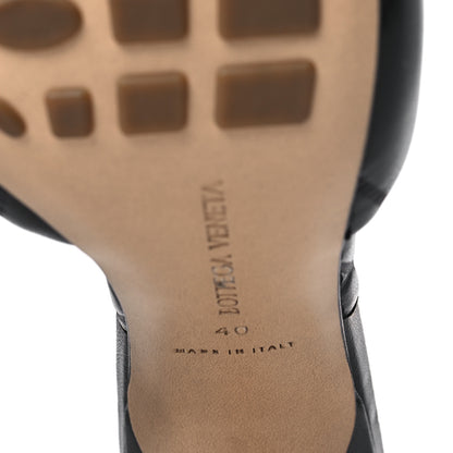 Bottega Veneta Nappa Quilted Rubber Lido Mule Sandals 40 Black 7 of 9