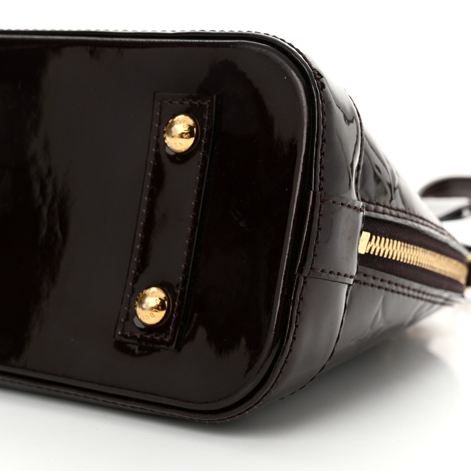 Louis Vuitton Vernis Alma BB Amarante 9 of 13