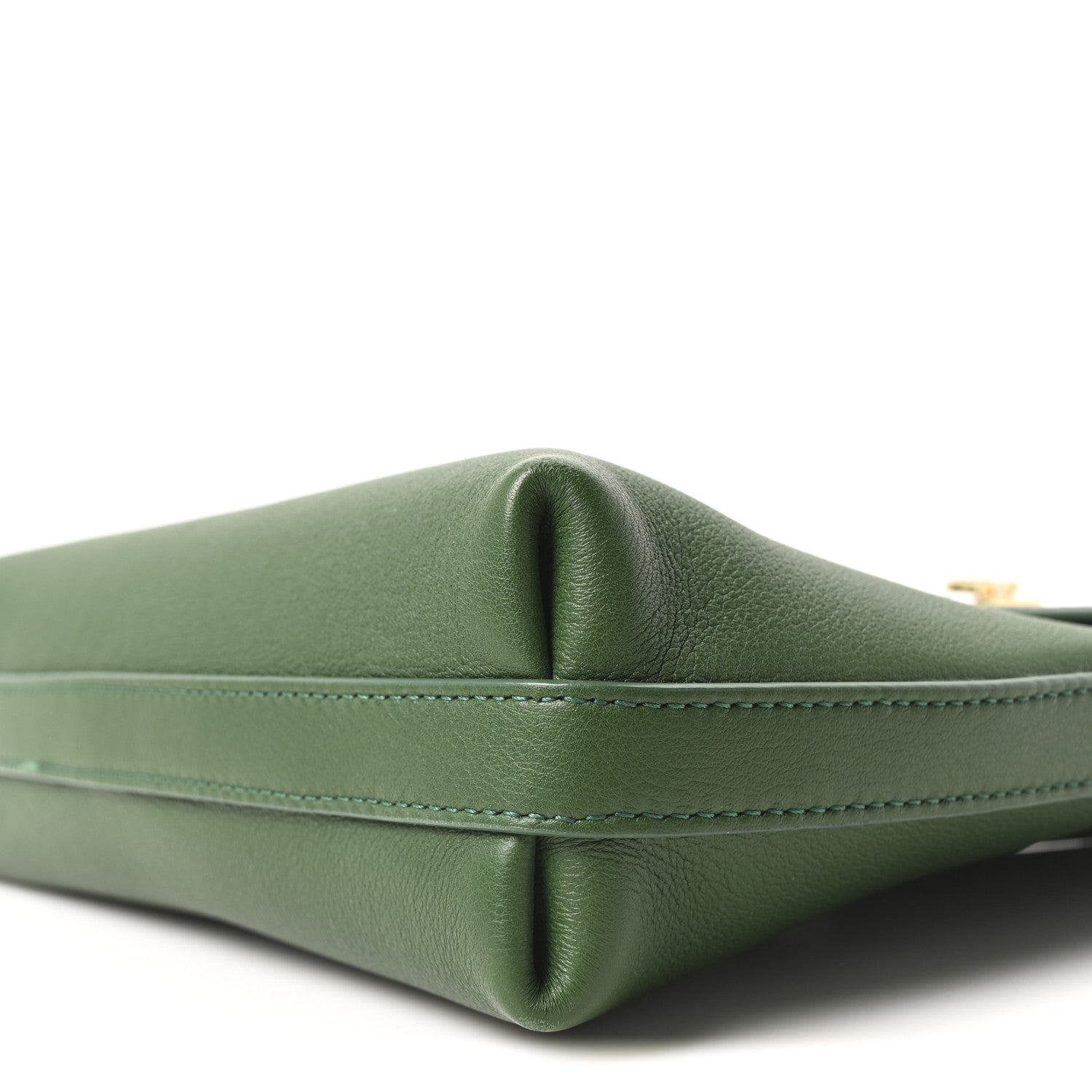 Salvatore Ferragamo Calfskin Small Hug Messenger Bag Forest Green 10 of 10