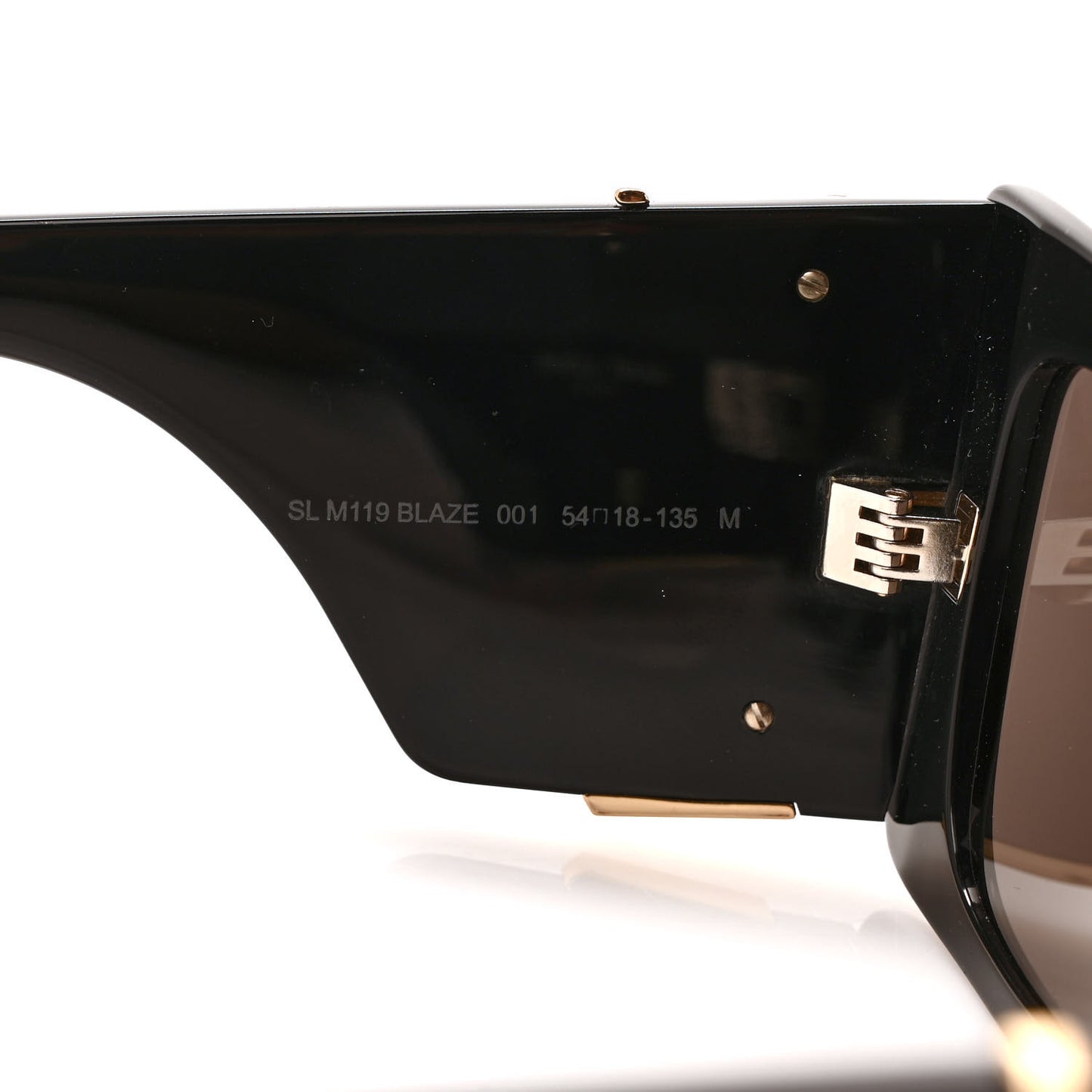 Acetate Blaze Sunglasses SL M119 Black