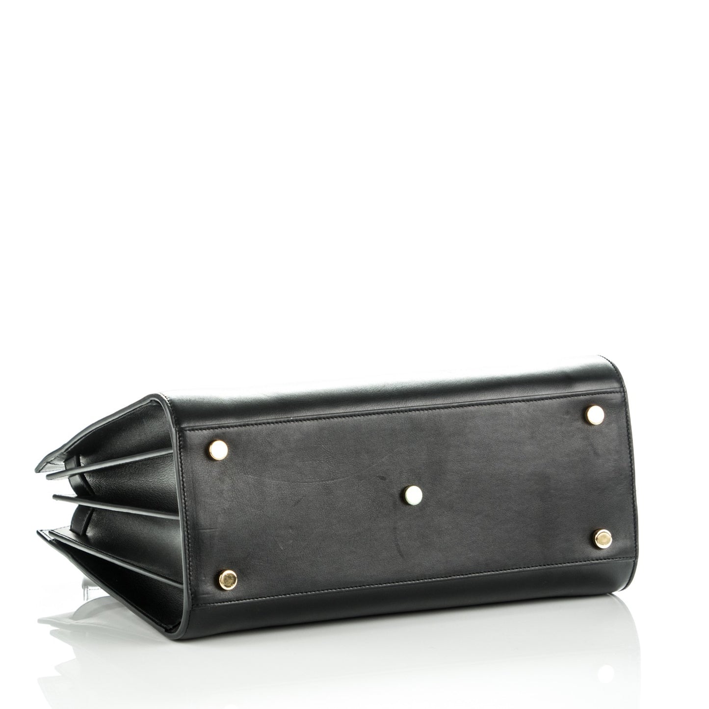 Calfskin Small Sac De Jour Black