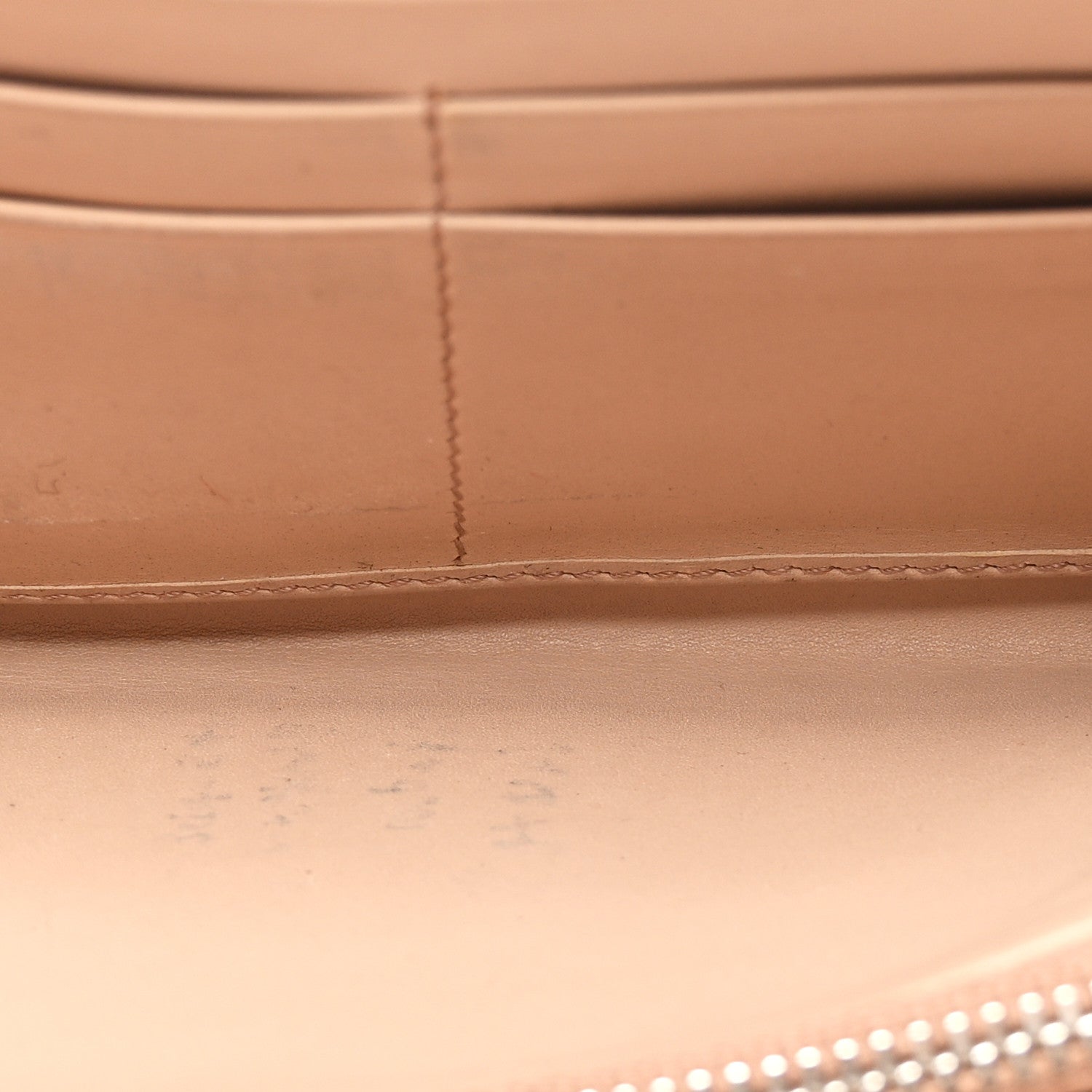 Prada Spazzolato Studded Zip Around Wallet Quarzo 5 of 9