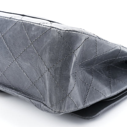 Chanel Aged Calfskin Quilted 50th Anniversary 2.55 Reissue 227 Flap Grey 13 of 13