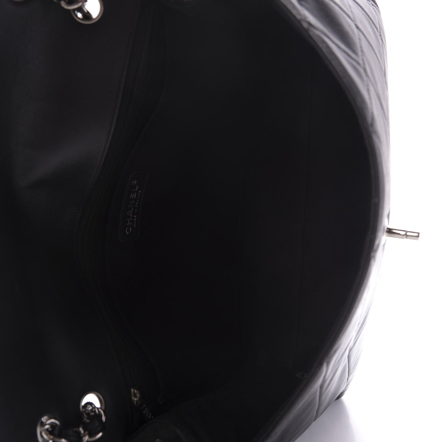 Calfskin Quilted In The Business Flap Bag Black