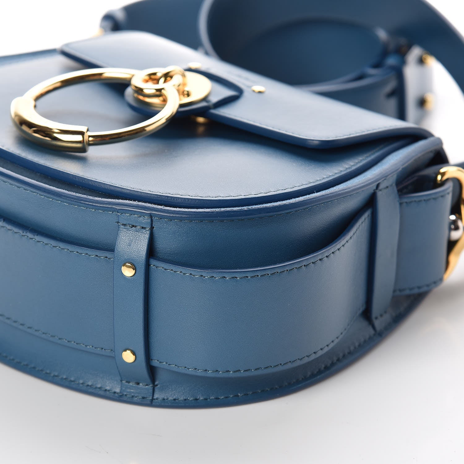 Chloe Calfskin Small Tess Bag Vinyl Blue 10 of 10