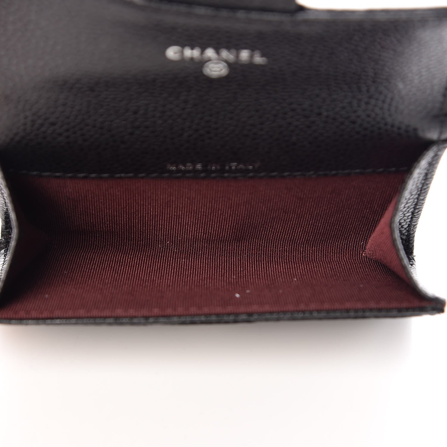 Chanel Caviar Quilted Flap Card Holder Black 5 of 11