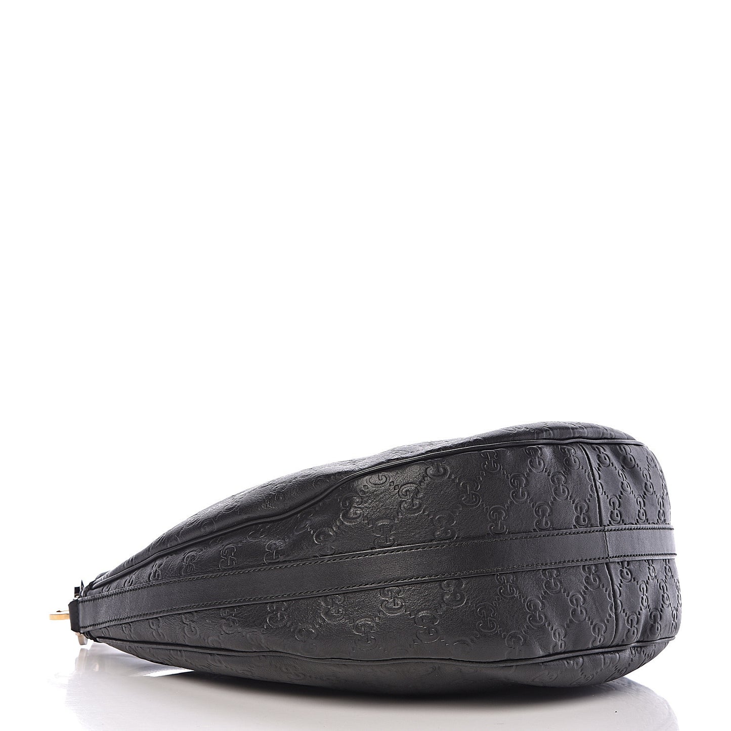 Guccissima Medium GG Twins Hobo Black