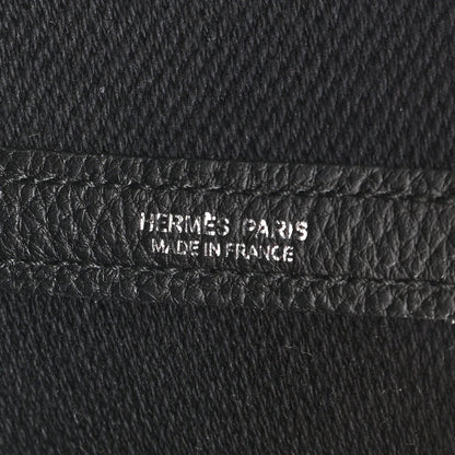 Hermes Twill H Negonda Garden Party 36 MM Tote Ecru Black 5 of 9