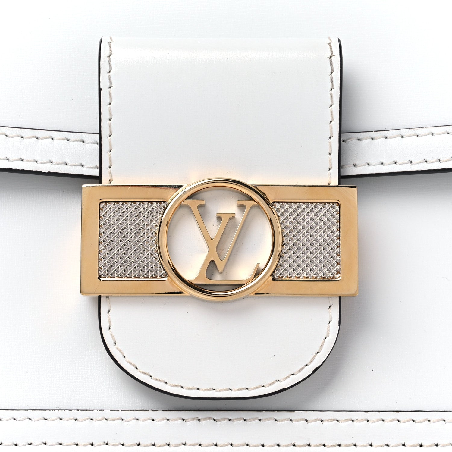 Louis Vuitton Smooth Calfskin Dauphine Mini White 9 of 9