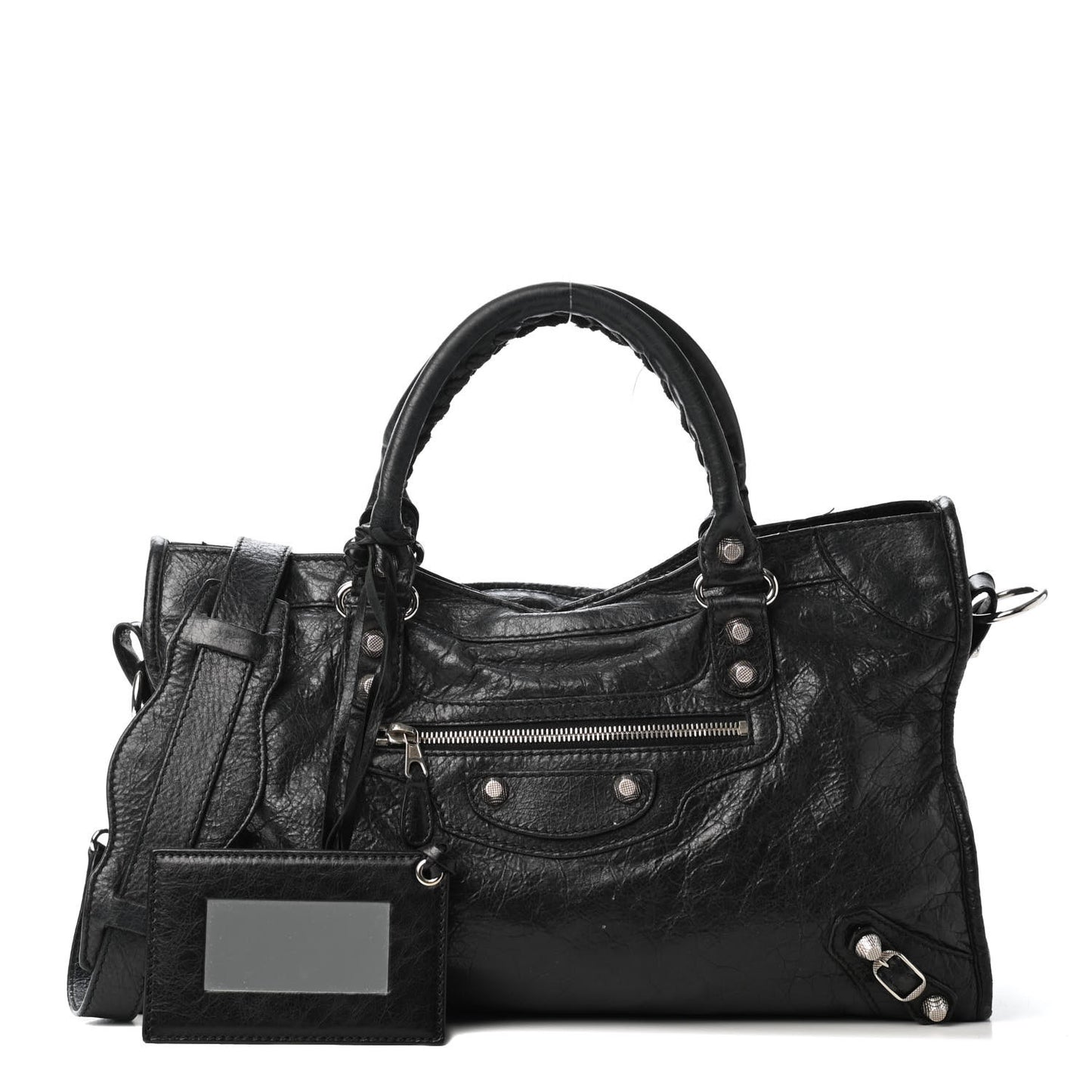 Agneau Giant 12 Silver Hardware City Black