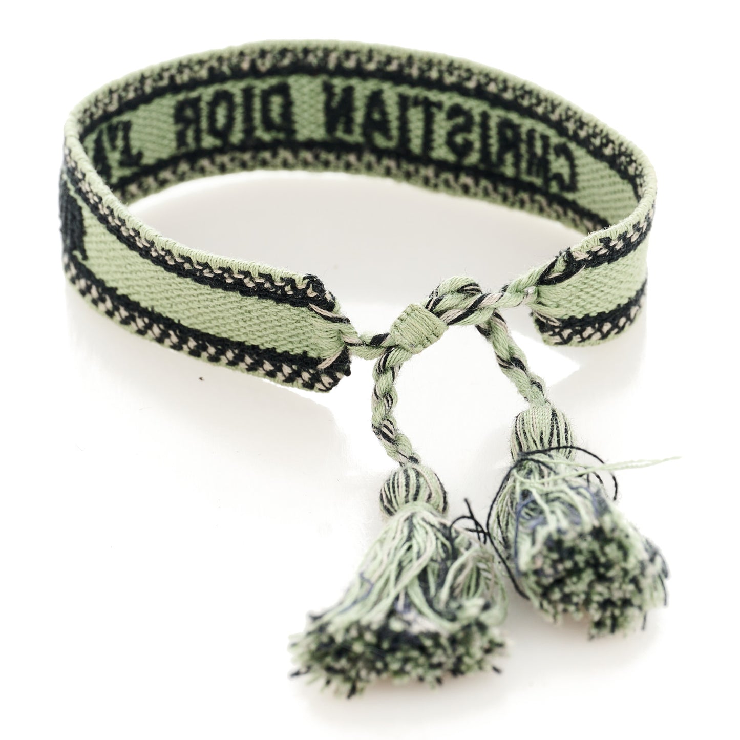 Woven Cotton J'Adior Friendship Bracelet Green
