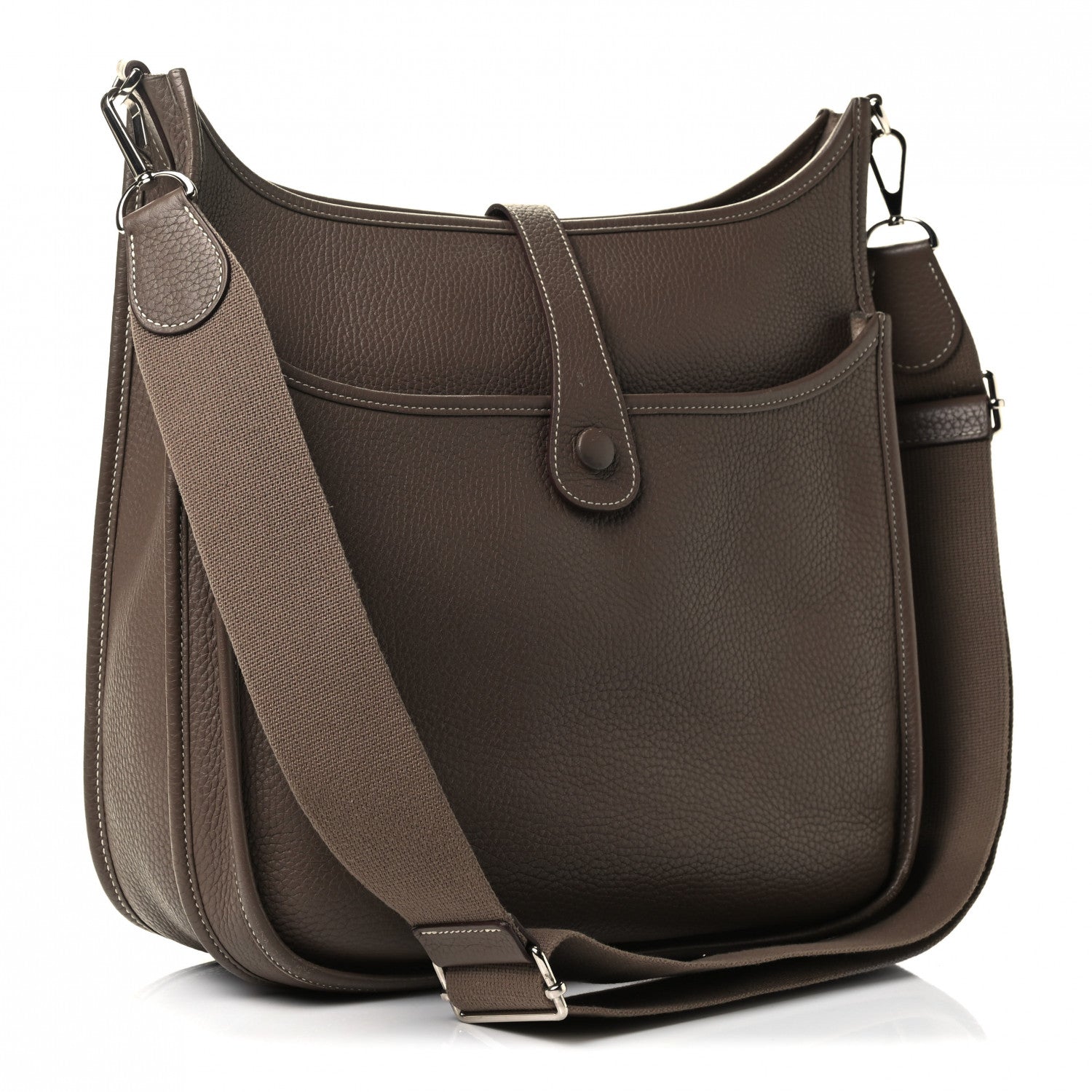 Hermes Taurillon Clemence Evelyne III PM Etoupe 2 of 4