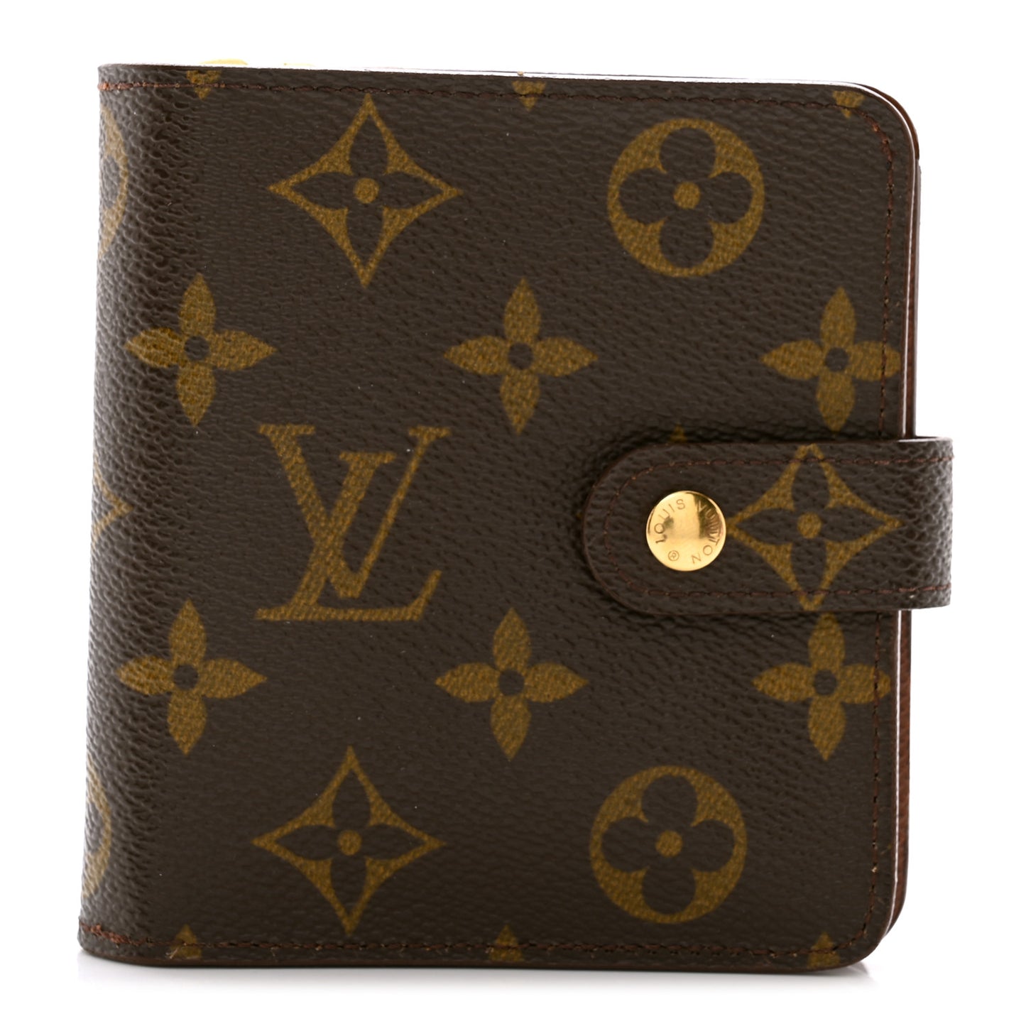 Monogram Compact Zippe Zipped Wallet