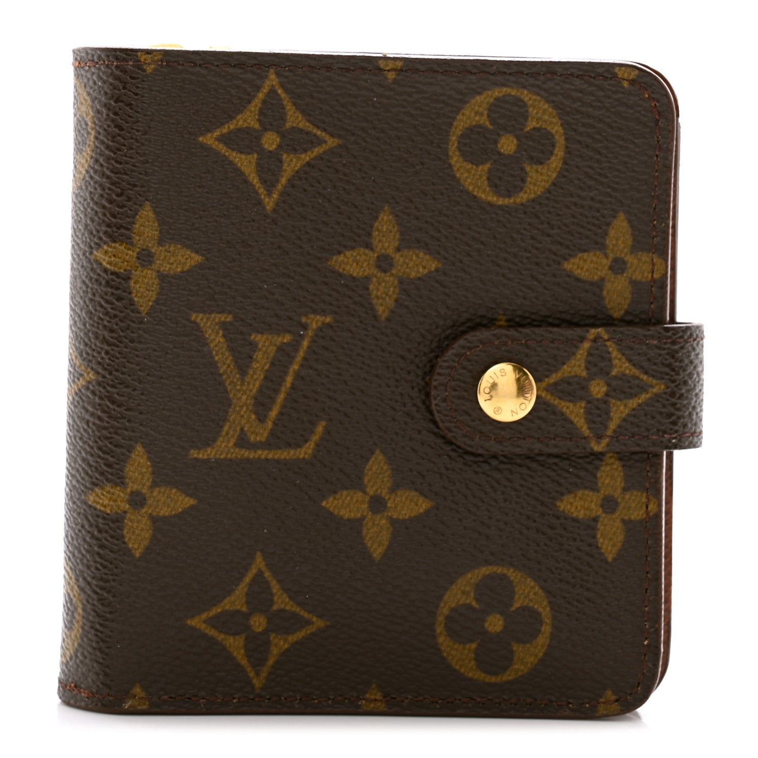 Louis Vuitton Monogram Compact Zippe Zipped Wallet 1 of 10