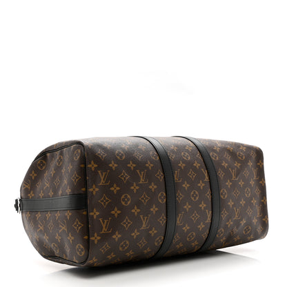 Louis Vuitton Monogram Macassar Keepall Bandouliere 45 4 of 8
